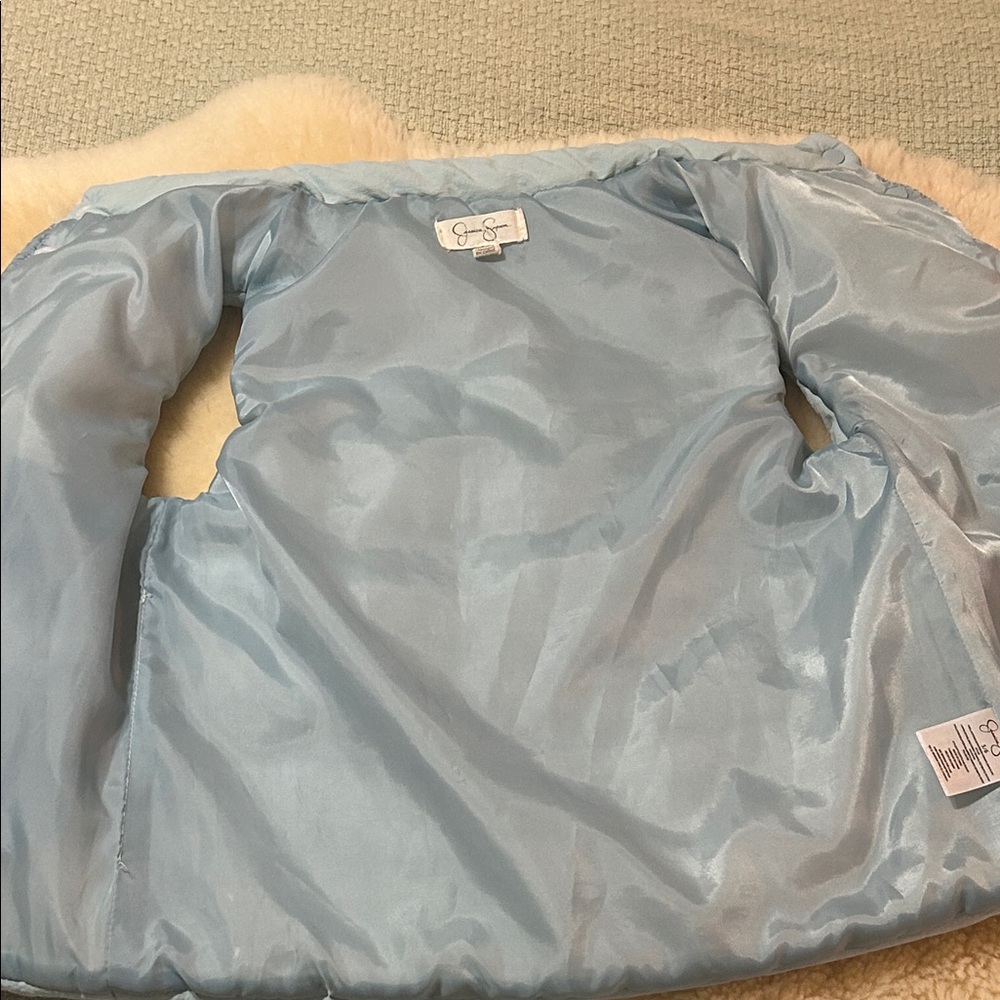 Winter Color Pop Girls Bundle Light Blue Puffer Vest Pink and Purple Tops 5T - Picture 9 of 14